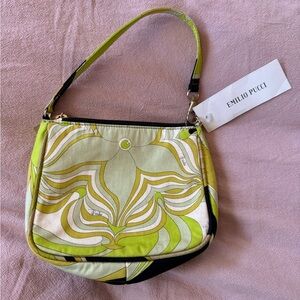 Auth Emilio Pucci purse mod psych Italy Rivera